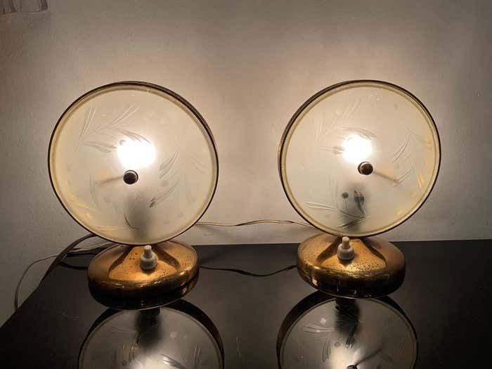 photo furniture Fontanarte   Pietro Chiesa   Pair Of Lamps 1950s