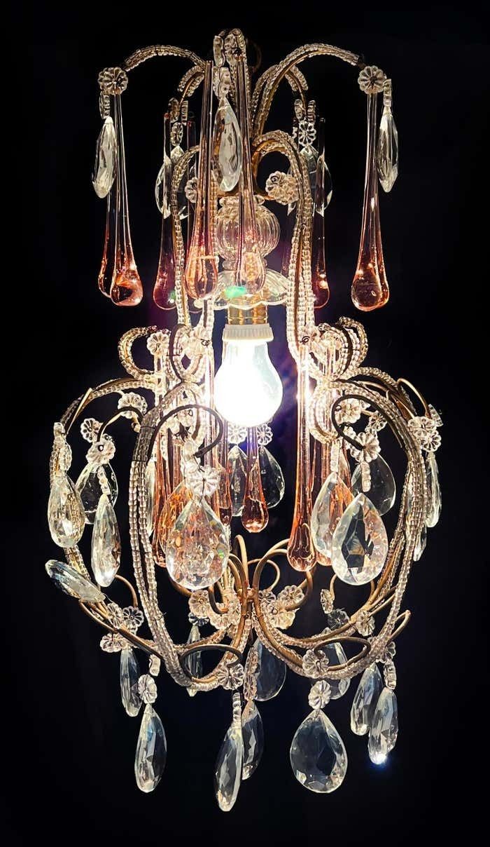 Hepburn's Tears Murano Chandelier 1950s photo furniture