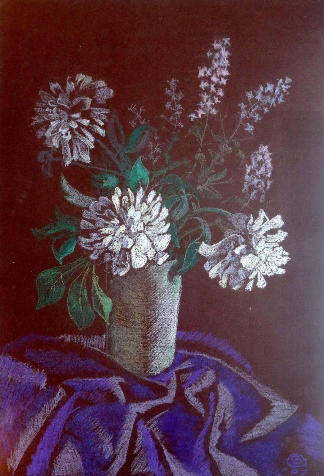Silvija Auere Flowers. 2007, Paper, Pastel, 2007
