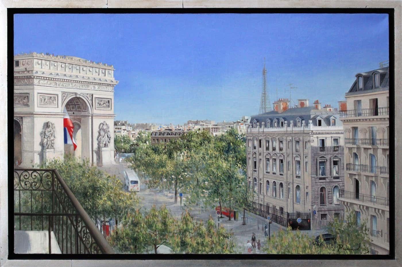 Paulis Postazs Triumphal Arch. 2023. Oil On Canvas. photo furniture
