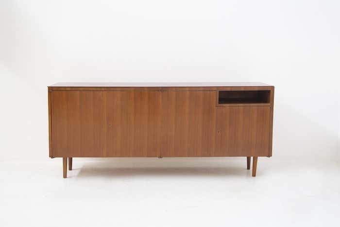 Melchiorre Bega Italian Vintage Sideboard In Red Glass photo vinterior