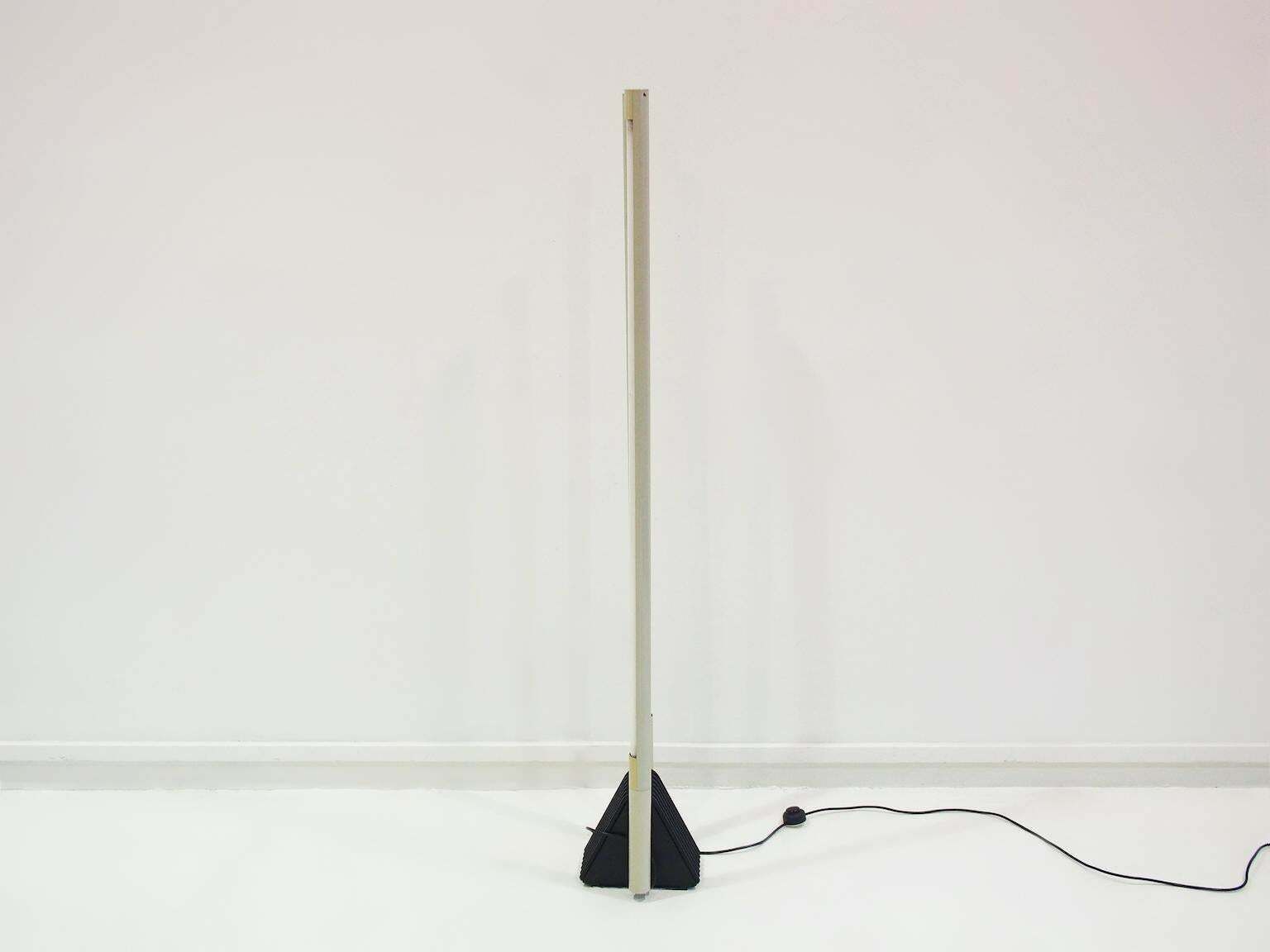 Rodolfo Bonetto For Luci White Sistema Flu Floor Lamp photo vintage