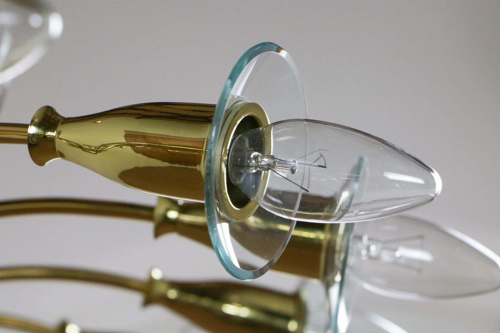 Lighting Italian Mid Century 18 Lights Chandelier Attributed To Angelo Lelii For Arteluce photo