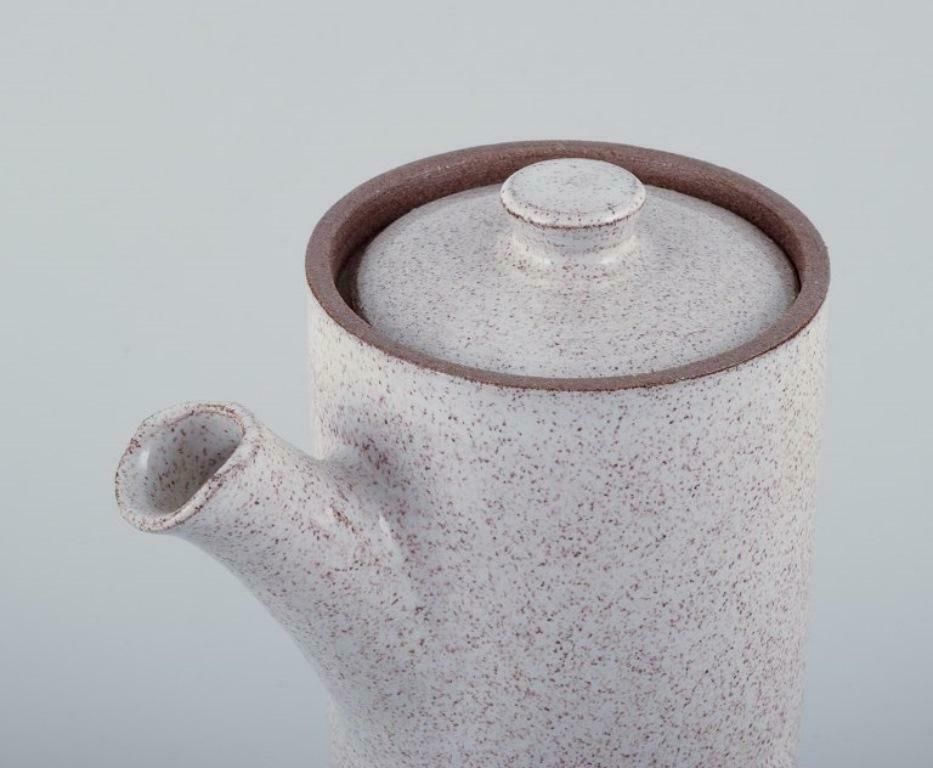 Aage Rasmus Selsbo, Danish Ceramic Artist. Teapot And Coffee Pot In Stoneware photo vinterior