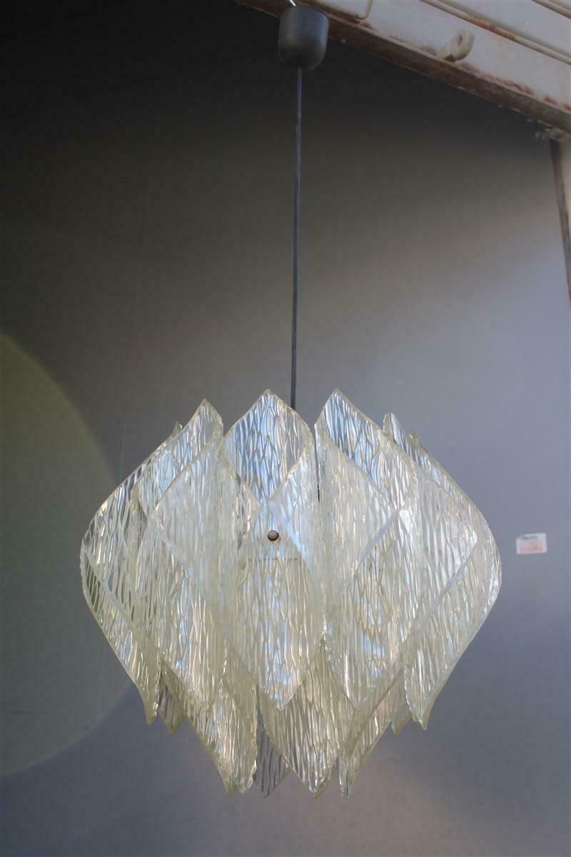Lucite Chandelier With Illuminated Rods, Italy 1970s Flower photo furniture