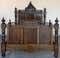 Cadre de lit d'époque de style Louis XVI en palissandre sculpté, Baroque photo furniture