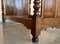 photo buy Antique French Louis XVI Style Full Size Rosewood Carved Bed Frame Baroque