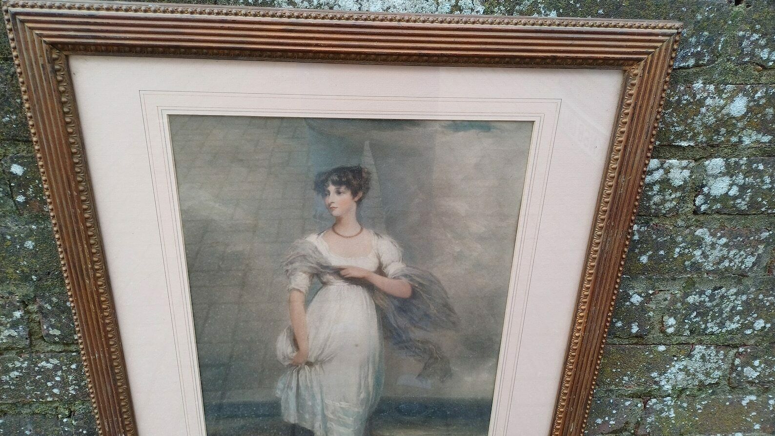 Large Top Quality Vintage Original Signed Norman Hirst Print Of A Fine Lady. photo 145.0