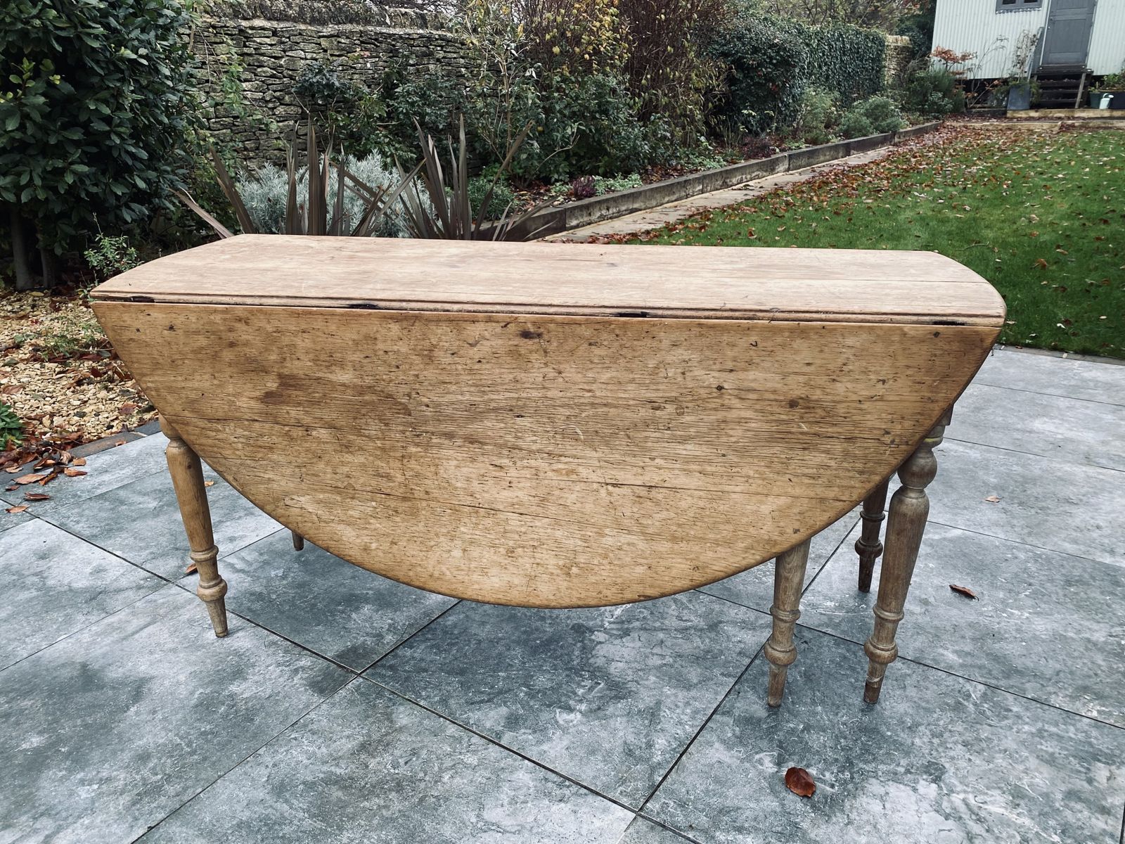 Antique Pine 150cm Gateleg Dining Table photo furniture