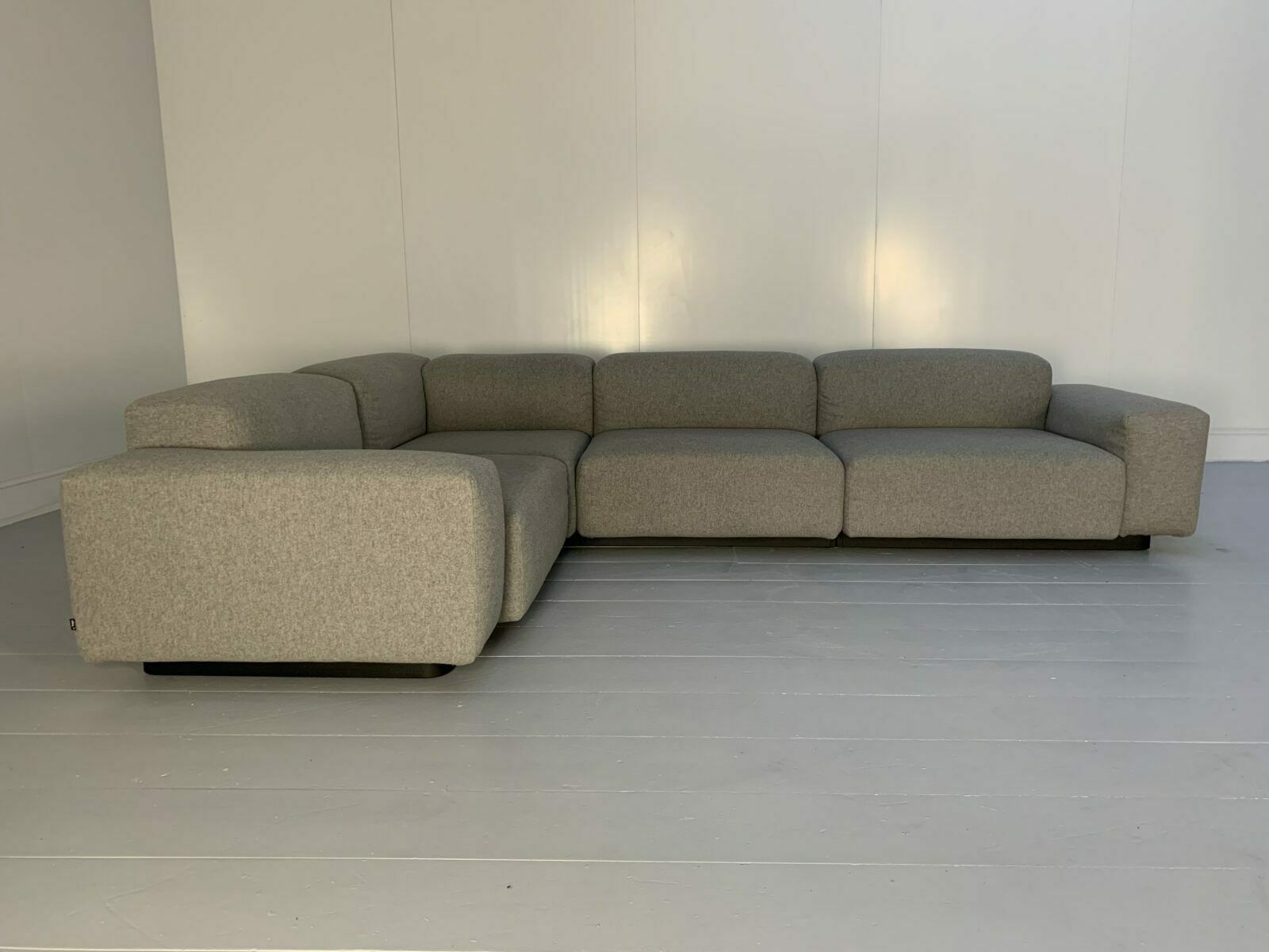 Vitra “Place” L Shape Sofa – In “Cosy” Grey Wool photo furniture