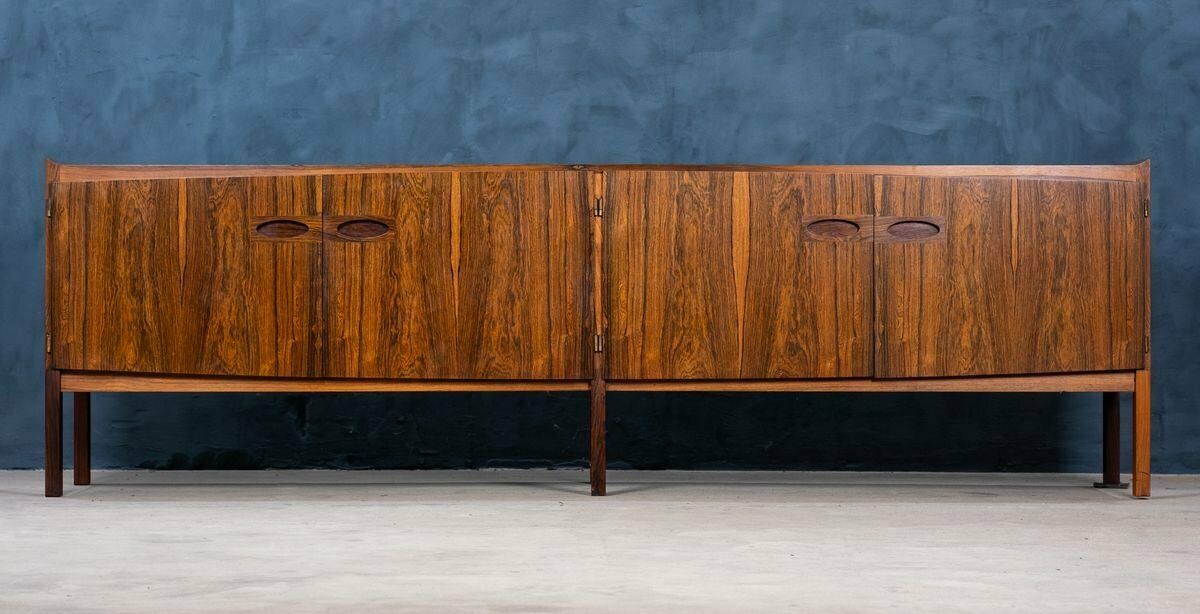 Mid Century Danish Rosewood Credenza By Arne Hovmand Olsen For Mogens Kold Møbelfabrik, 1960s