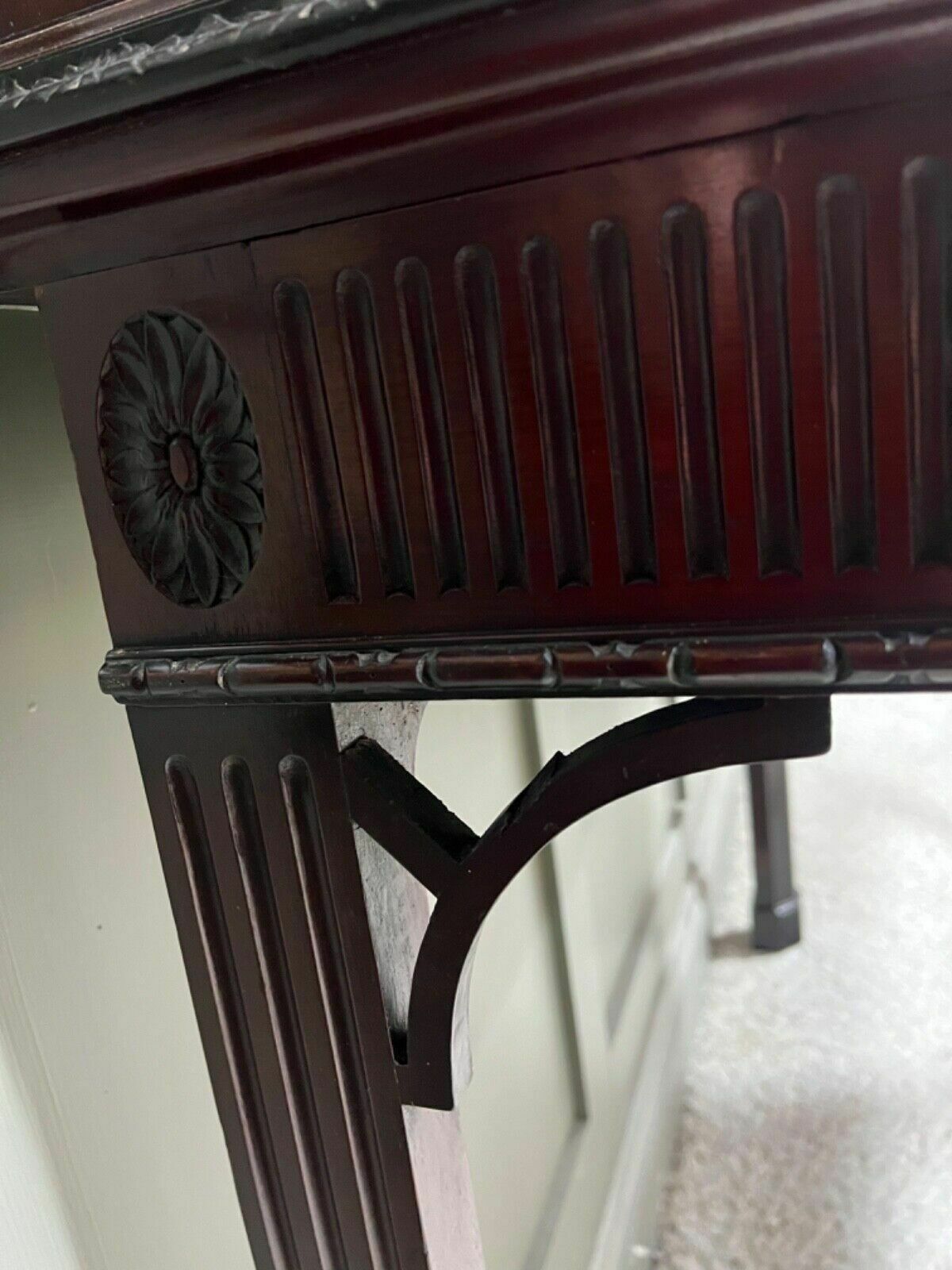 Antique Sideboard Stamped H Samuel 1880’s Carved Mahogany Design By J Linnell   Rare Item!! photo for sale