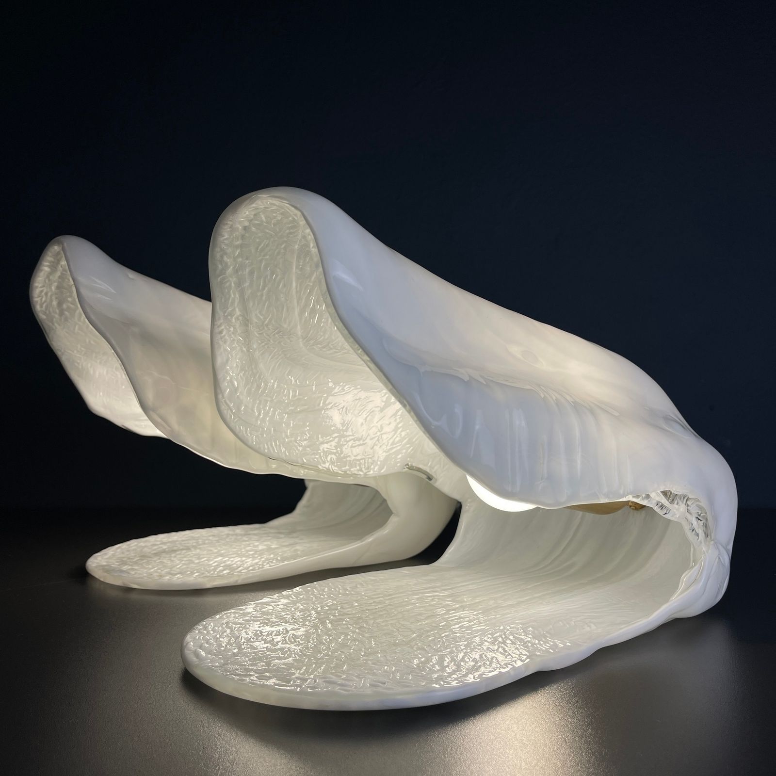 Oyster Murano Table Lamp By La Murrina Italy 1970s Set Of 2 photo furniture