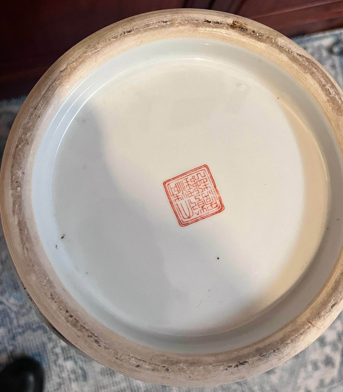 Chinese Famille Rose Porcelain Vasemid 20th Century, photo 340.0
