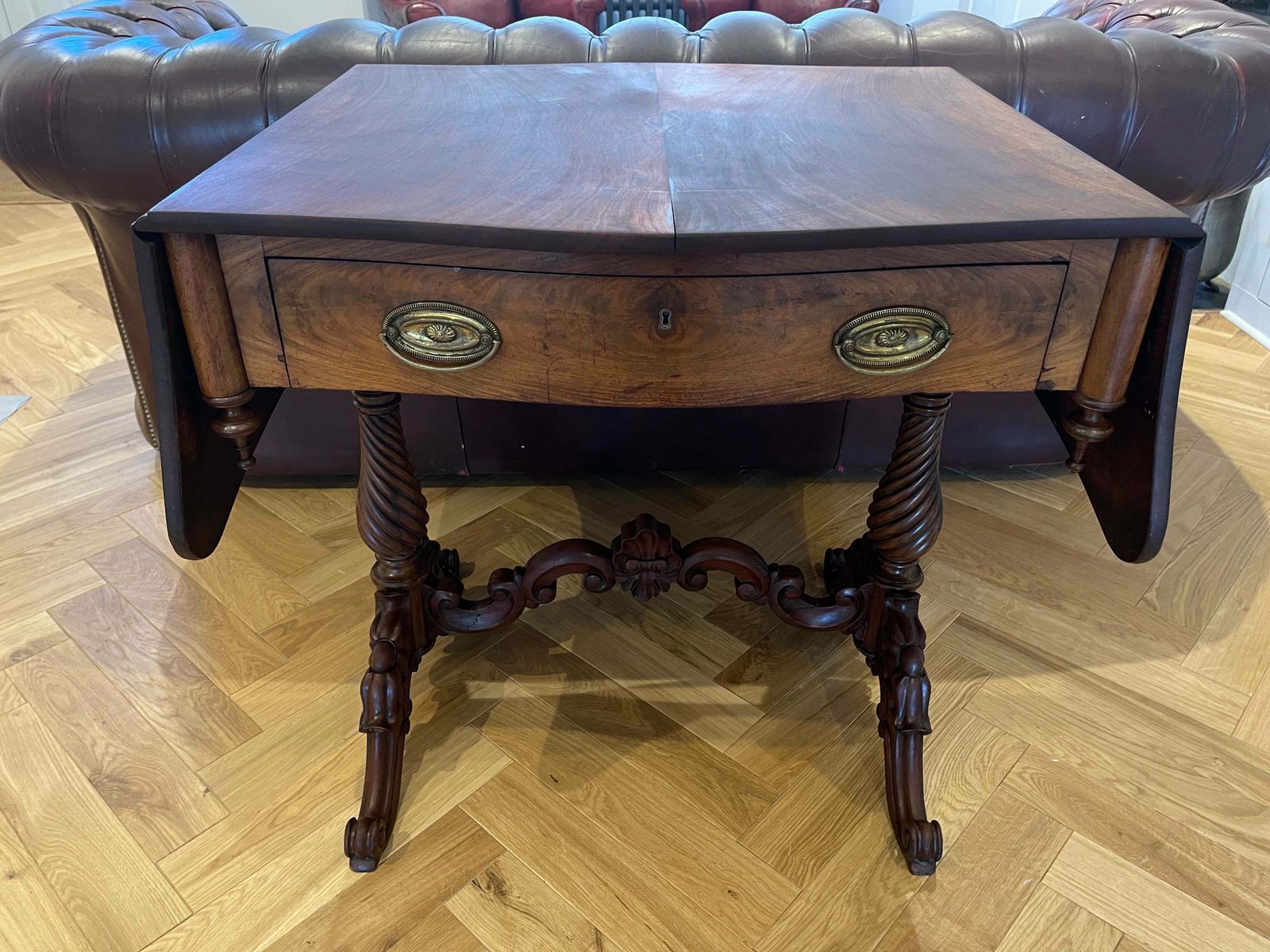 Antique Georgian William IV Mahogany Wine/Side/Sofa Table Circa 1820 photo buy