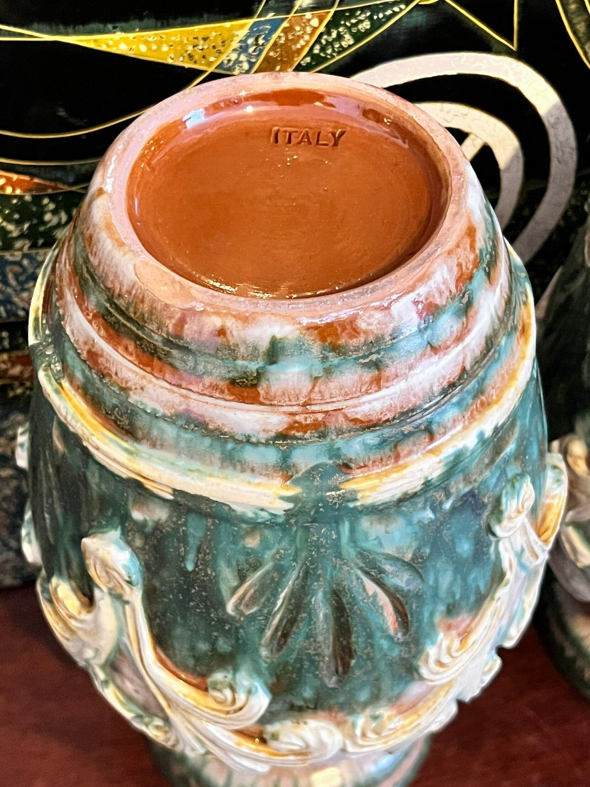 Pair Of Alvino Bagni Raymor Vases, Raymor Attributed Midcentury Italian Art Pottery Vases photo Home Decor