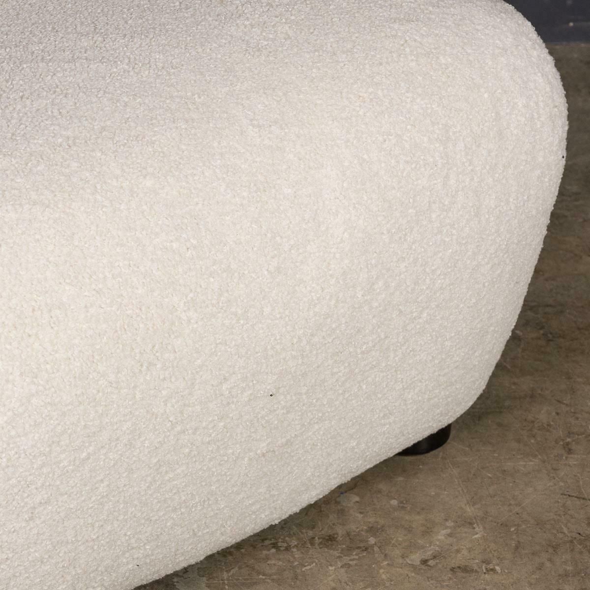 3495.0 20th Century Set Of Four Seats In Cream Boucle, C.1980 photo