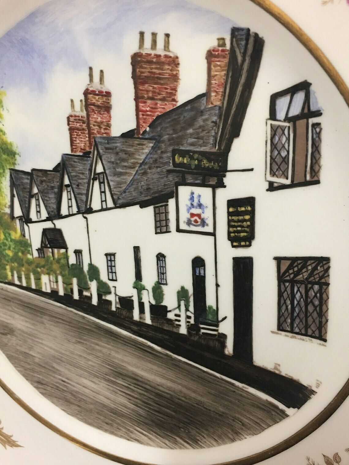 Hand Painted Fine Porcelain Plate   No 37 In An Edition Of 144   Rare, Wall Decor photo 280.0