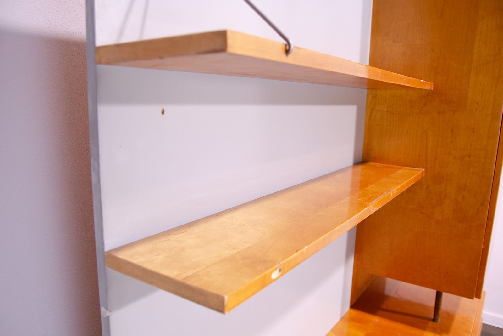 Mid Century Wall Shelf Cabinet 1960´S By Up Závody, Czechoslovakia photo vintage