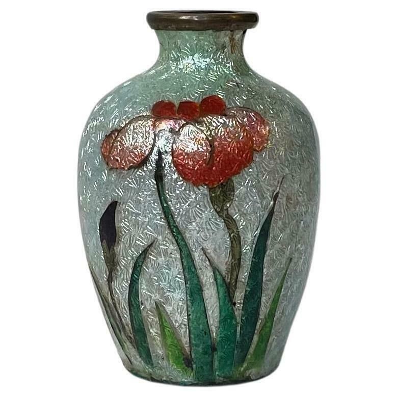 Japanese Ginbari Perfume Vase In Cloisonné Enamel, 1920s