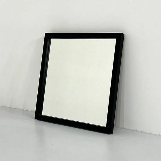 Black Frame Mirror Model 4727 By Anna Castelli Ferrieri For Kartell, 1980s