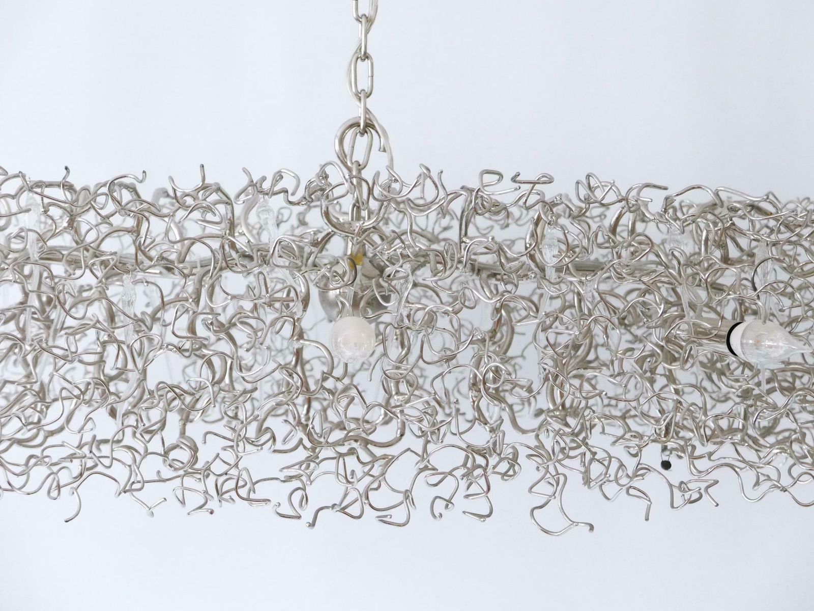Gorgeous Xxl Brand Van Egmond Hollywood Chandelier Oval 140 Nickel Netherlands photo 8736.0