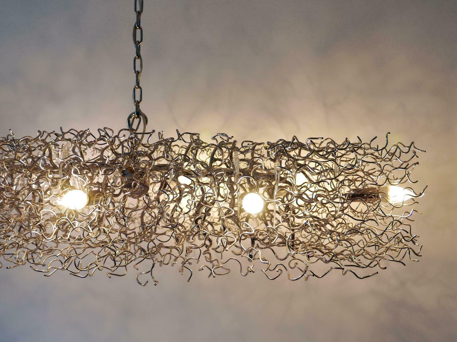 Gorgeous Xxl Brand Van Egmond Hollywood Chandelier Oval 140 Nickel Netherlands photo buy