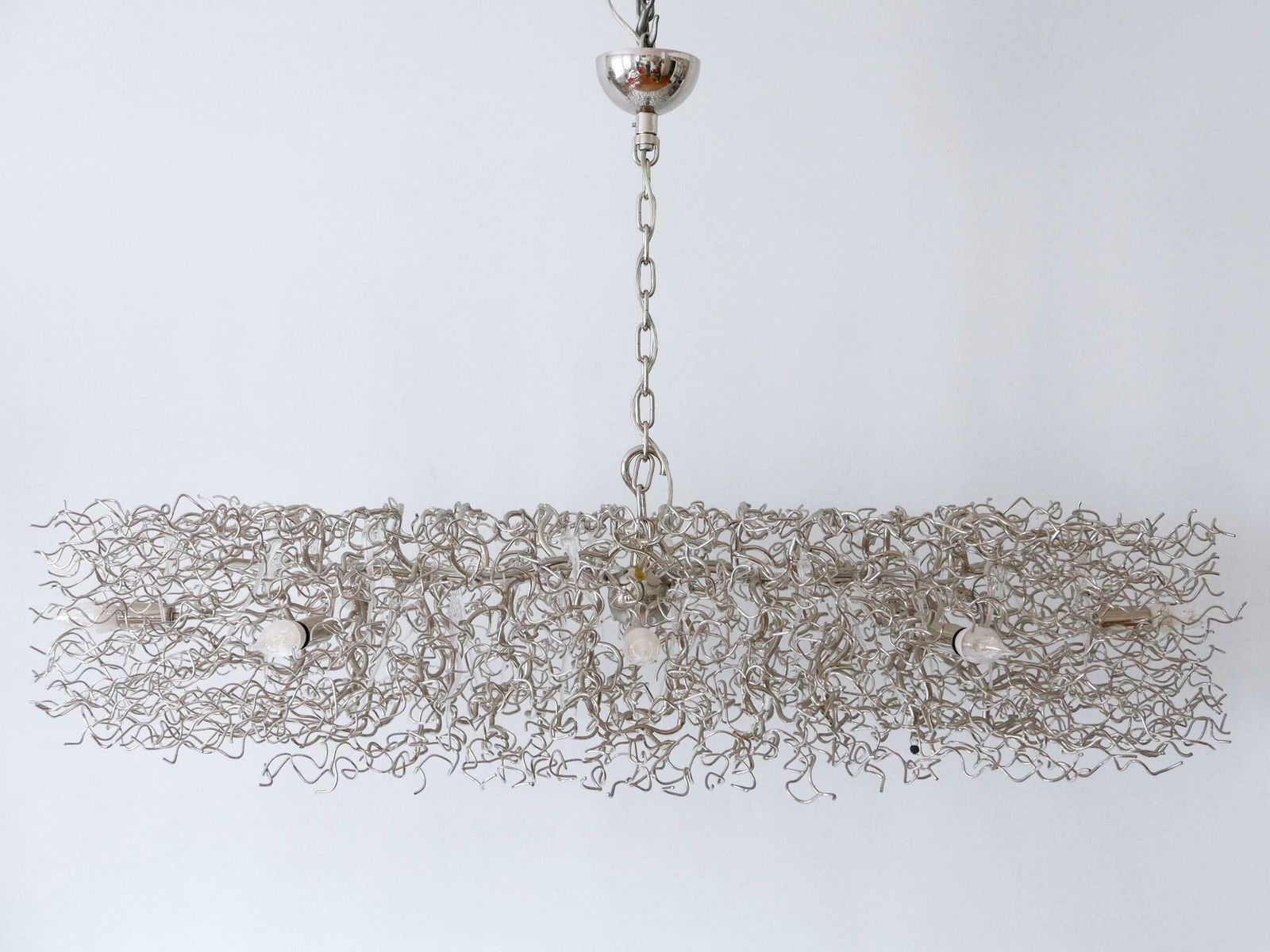 photo vinterior Gorgeous Xxl Brand Van Egmond Hollywood Chandelier Oval 140 Nickel Netherlands