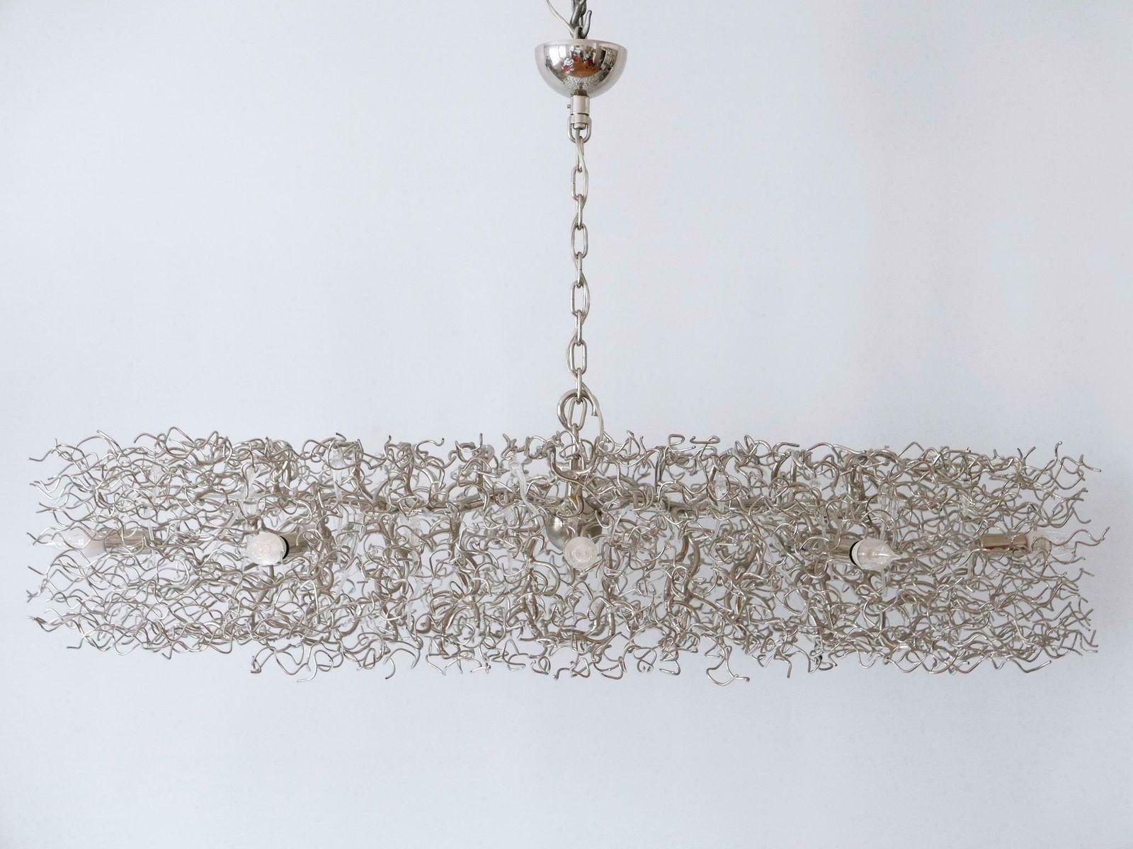 photo buy Gorgeous Xxl Brand Van Egmond Hollywood Chandelier Oval 140 Nickel Netherlands