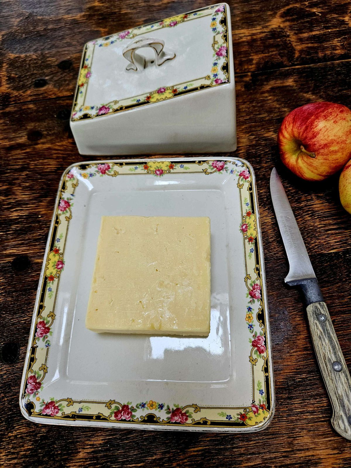 Elegant 1940's Cheese Dish With Lid photo Home Fixtures
