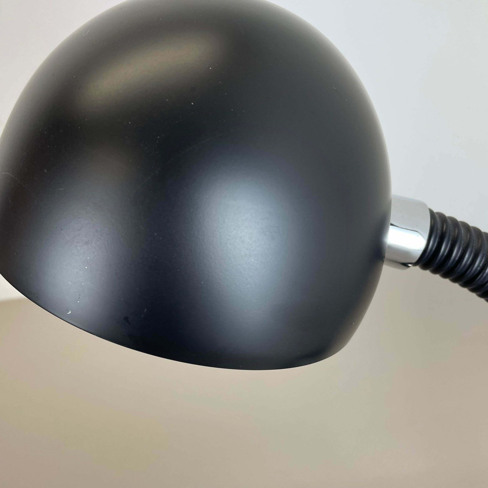 Lighting Modernist Space Age Metal Table Light By Hillebrand Leuchten, Germany, 1970s photo