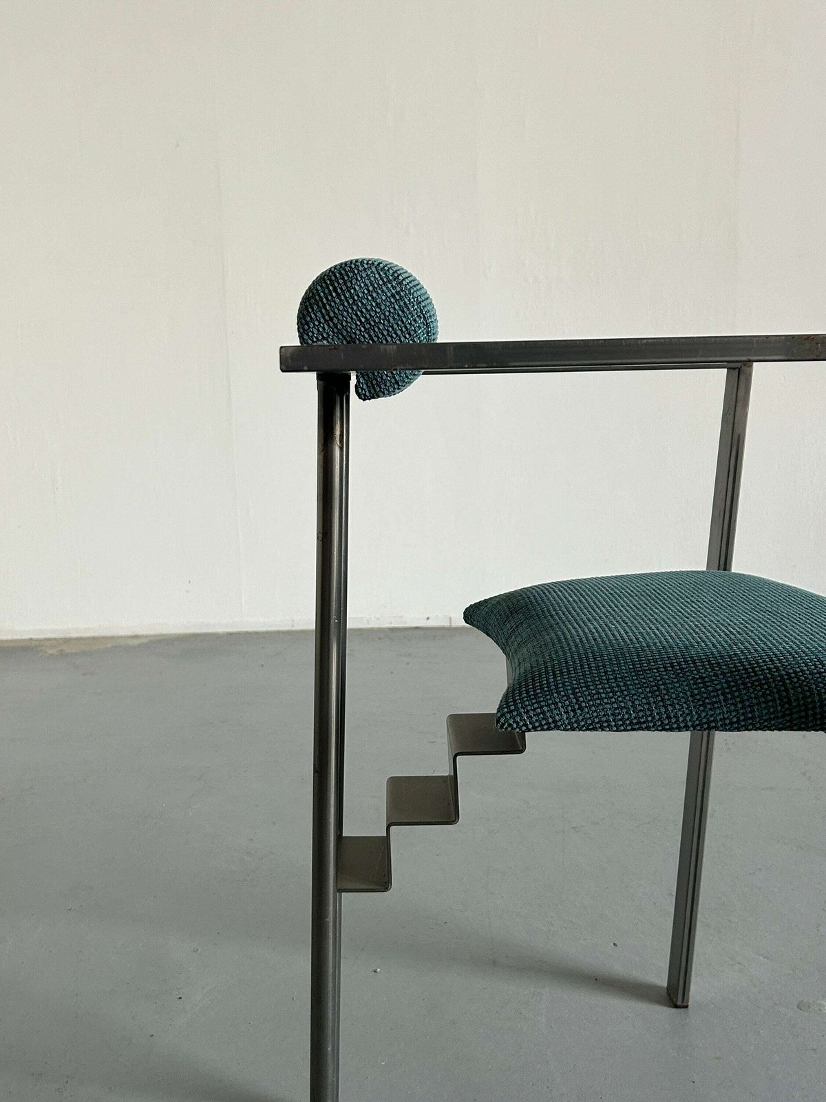 Memphis Design Postmodern Geometrical 'Trix' Chair By Karl Friedrich Förster For Kff, 1980s Germany photo Furniture