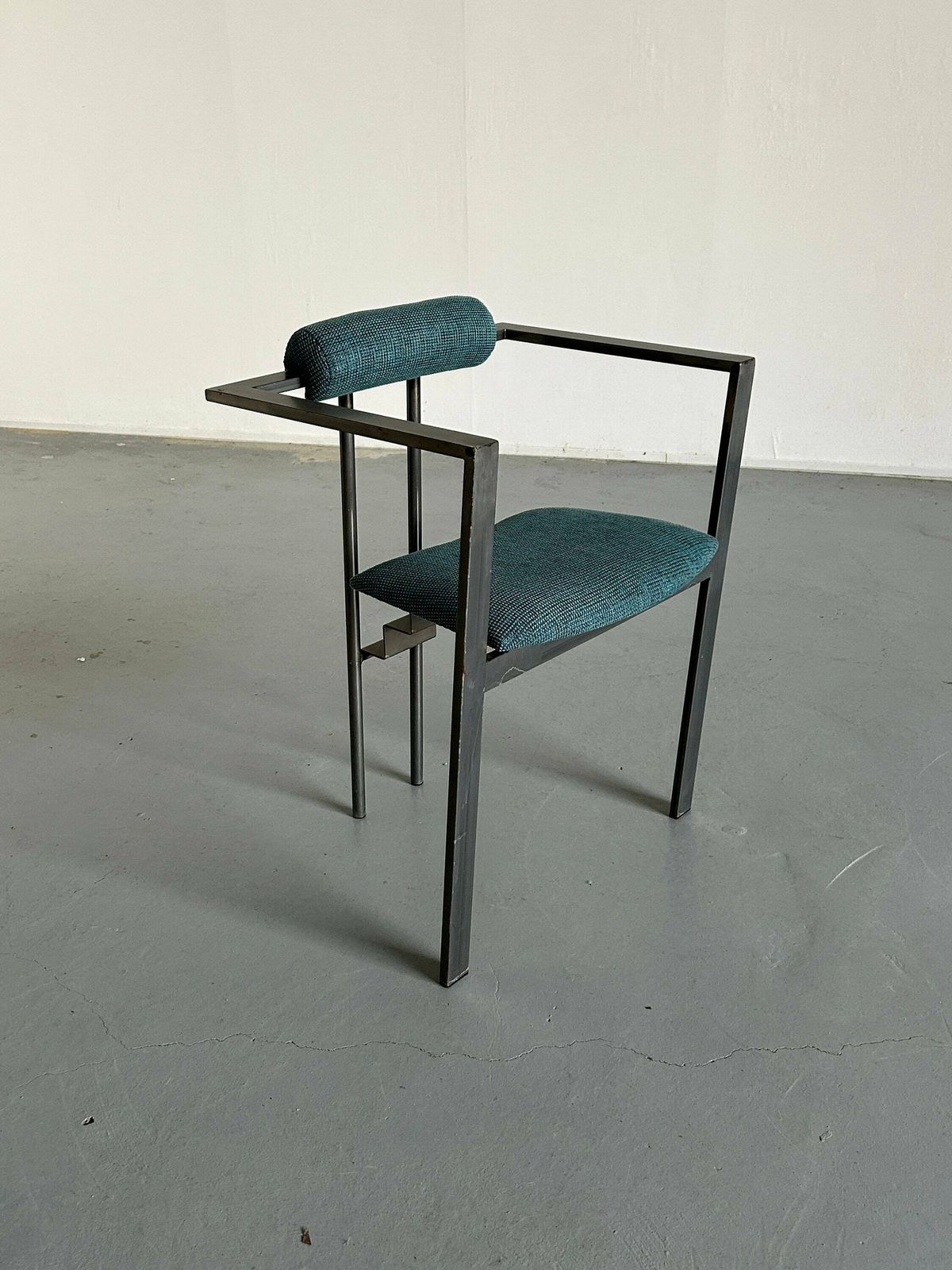 Memphis Design Postmodern Geometrical 'Trix' Chair By Karl Friedrich Förster For Kff, 1980s Germany photo 376.0
