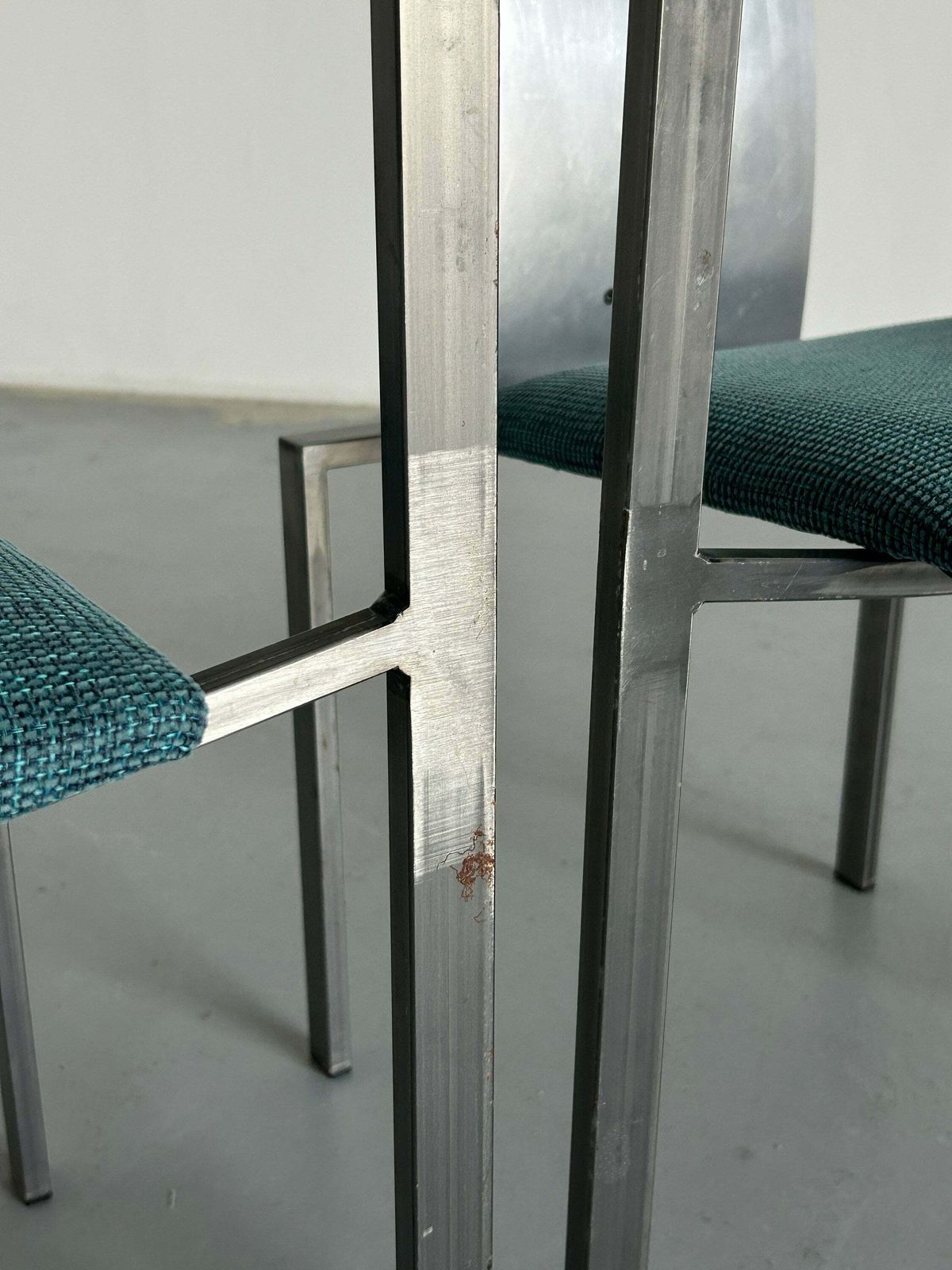 photo for sale 1 Of 2 Memphis Design Postmodern Geometrical Chairs By Karl Friedrich Förster For Kff, 1980s Germany, Industrial Design