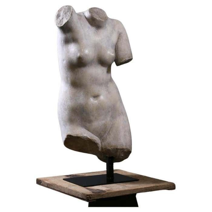 Beautiful Bust Of Venus, The Goddess Of Love, 20th Century.