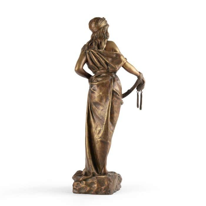 Bronze Sculpture By Emmanuel Villanis, 19th Century. photo vinterior