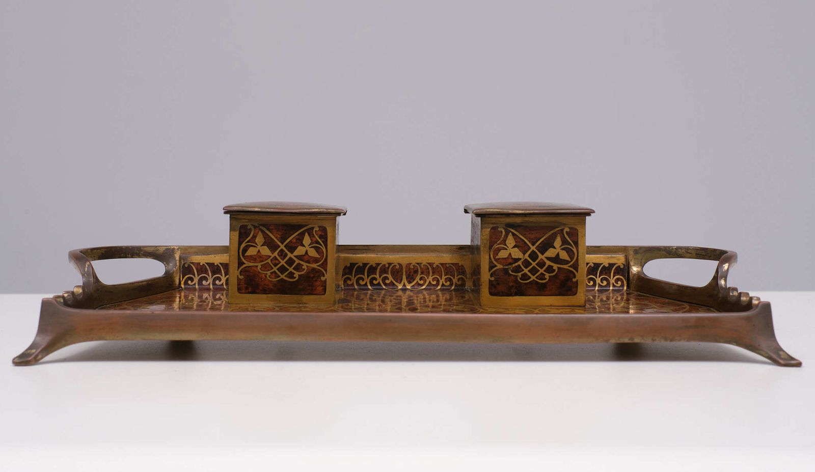 Erhard & Söhne Jugendstil Inkwell 1910 Austria photo for sale