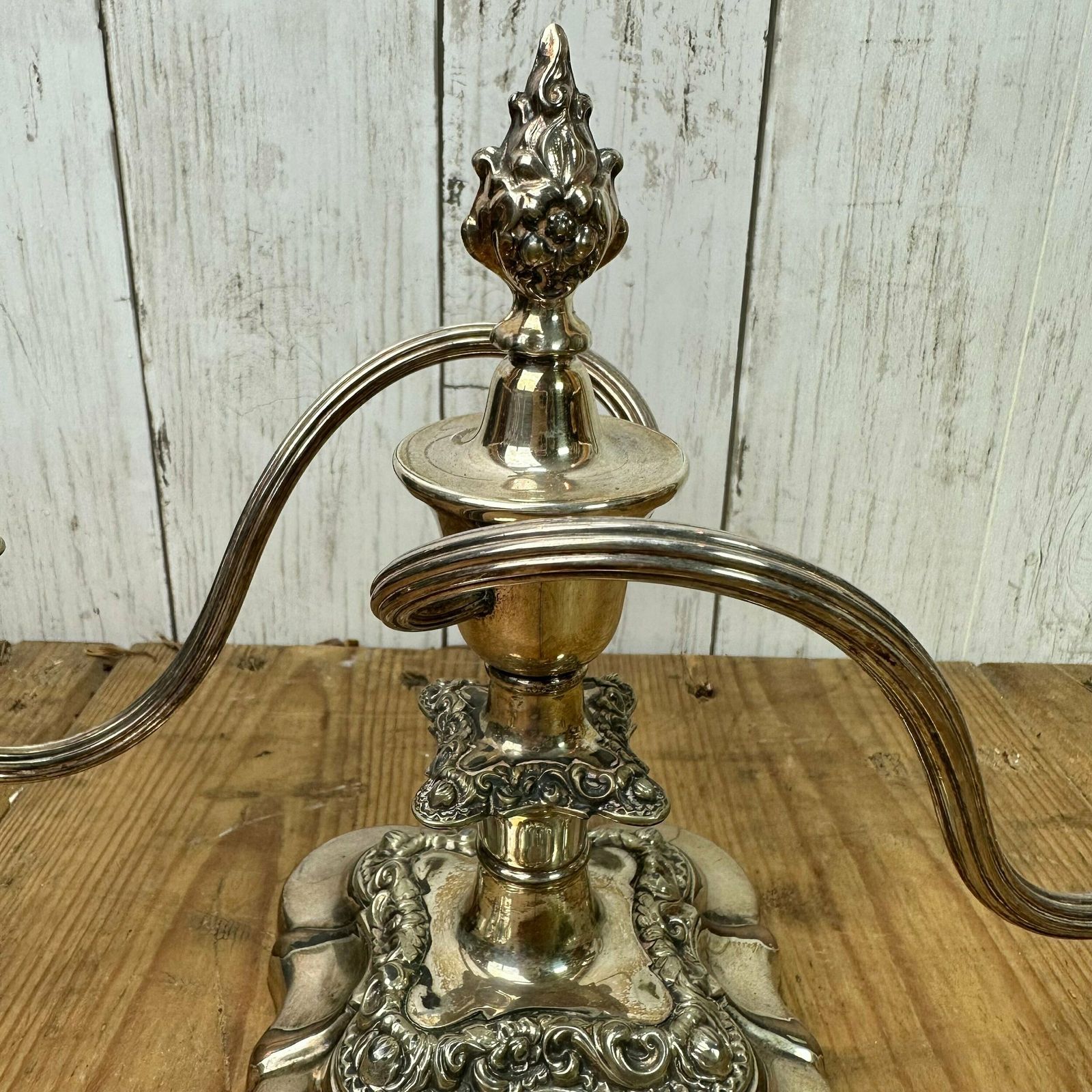 Beautiful Silver Plated Candelabra photo Home Decor