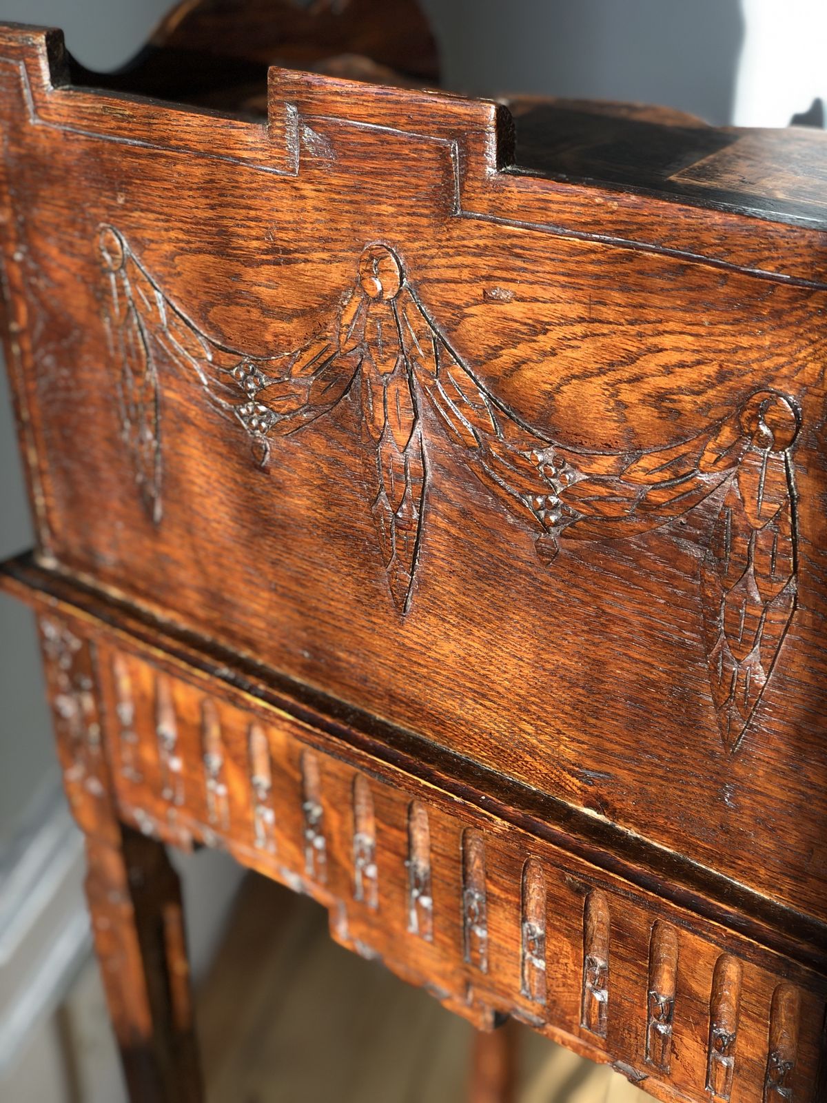 19th Century Bedside Pine Table, Louis XV Provençal Style photo Furniture