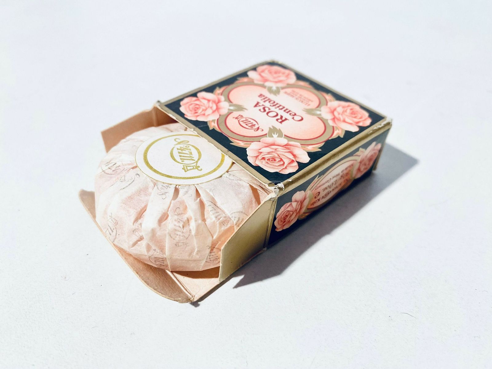 Vintage 4711 Eau De Cologne Perfume Bottle & Soap Set / 1950s Cologne photo vintage