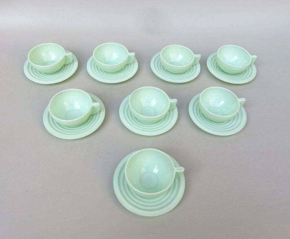 Art Deco Tea Cups And Saucers, 1920s, Set Of 16 photo furniture