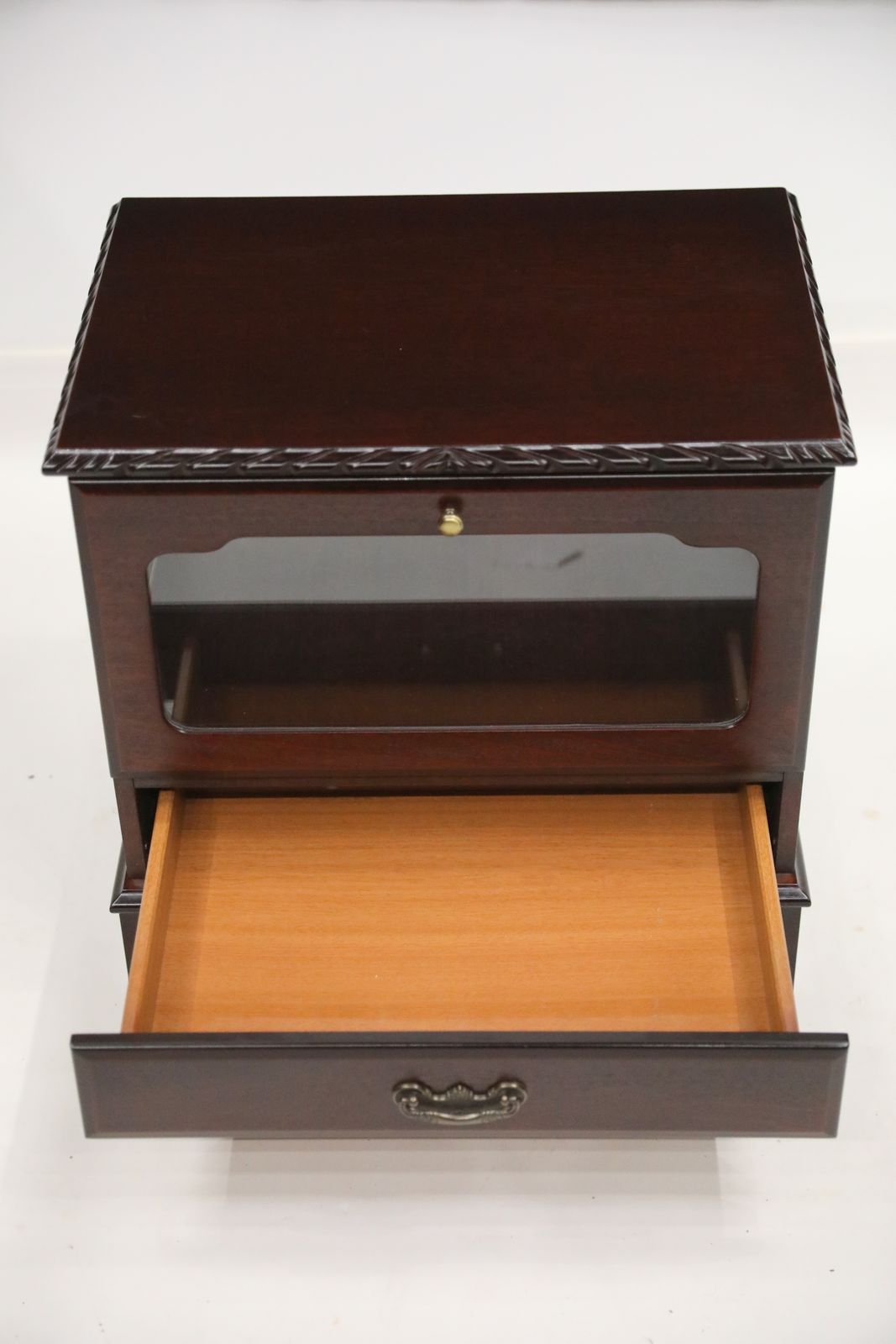 Modern Television Stand With Media Box Area And Drawer Free Uk Delivery photo for sale