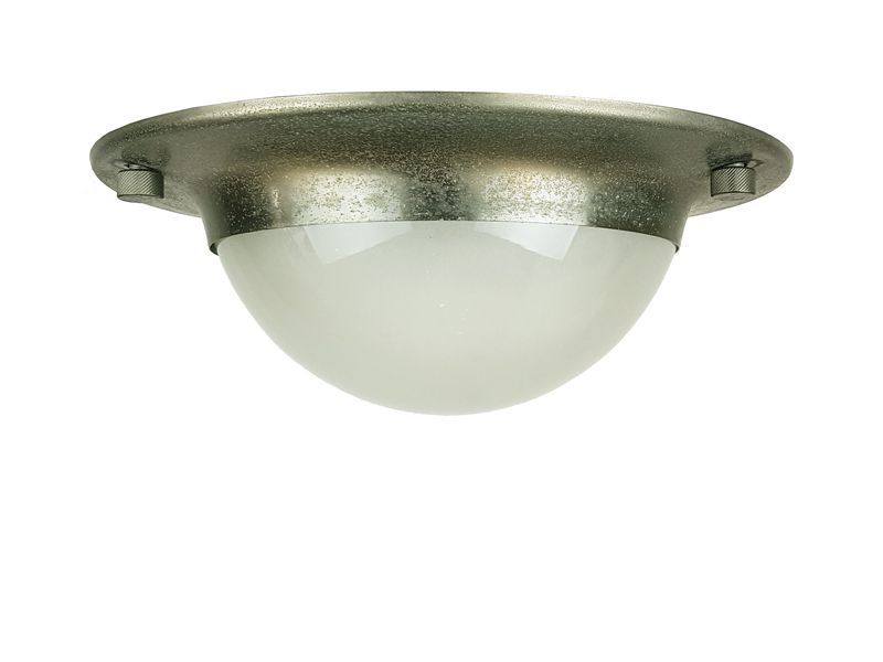 Burnished Brass & Glass Tommy Lsp6 Wall Lamp By Luigi Caccia Dominioni For Azucena, 1960s photo vinterior