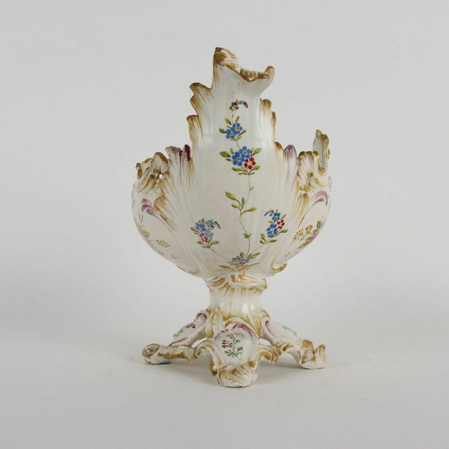 photo for sale Ancient Centerpiece Man. Antonibon Nove Late XIX Century Majolica