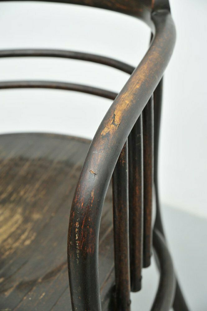 Model 6093 Chairs In Beech By Jacob & Josef Kohn, Vienna, Austria, 1890s, Set Of 2 photo Furniture
