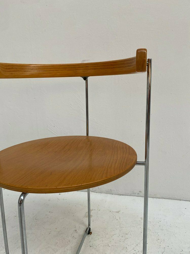 Vintage Sóley Folding Chairs By Valdimar Hardarson For Kusch+Co, 1980s, Set Of 4 photo for sale