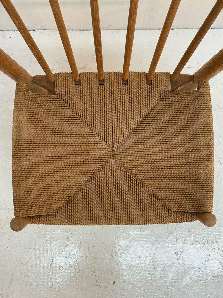 Danish Oak Dining Chairs By Jørgen Bækmark For Fdb, 1950s, Set Of 6 photo vinterior