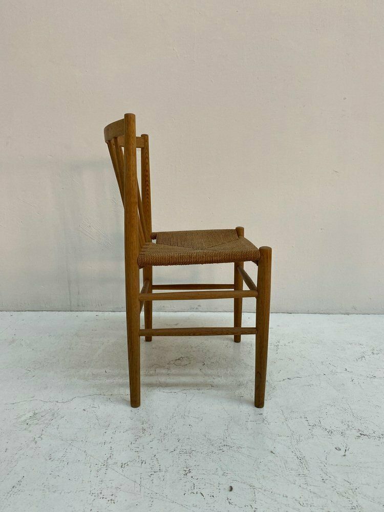 photo furniture Danish Oak Dining Chairs By Jørgen Bækmark For Fdb, 1950s, Set Of 6
