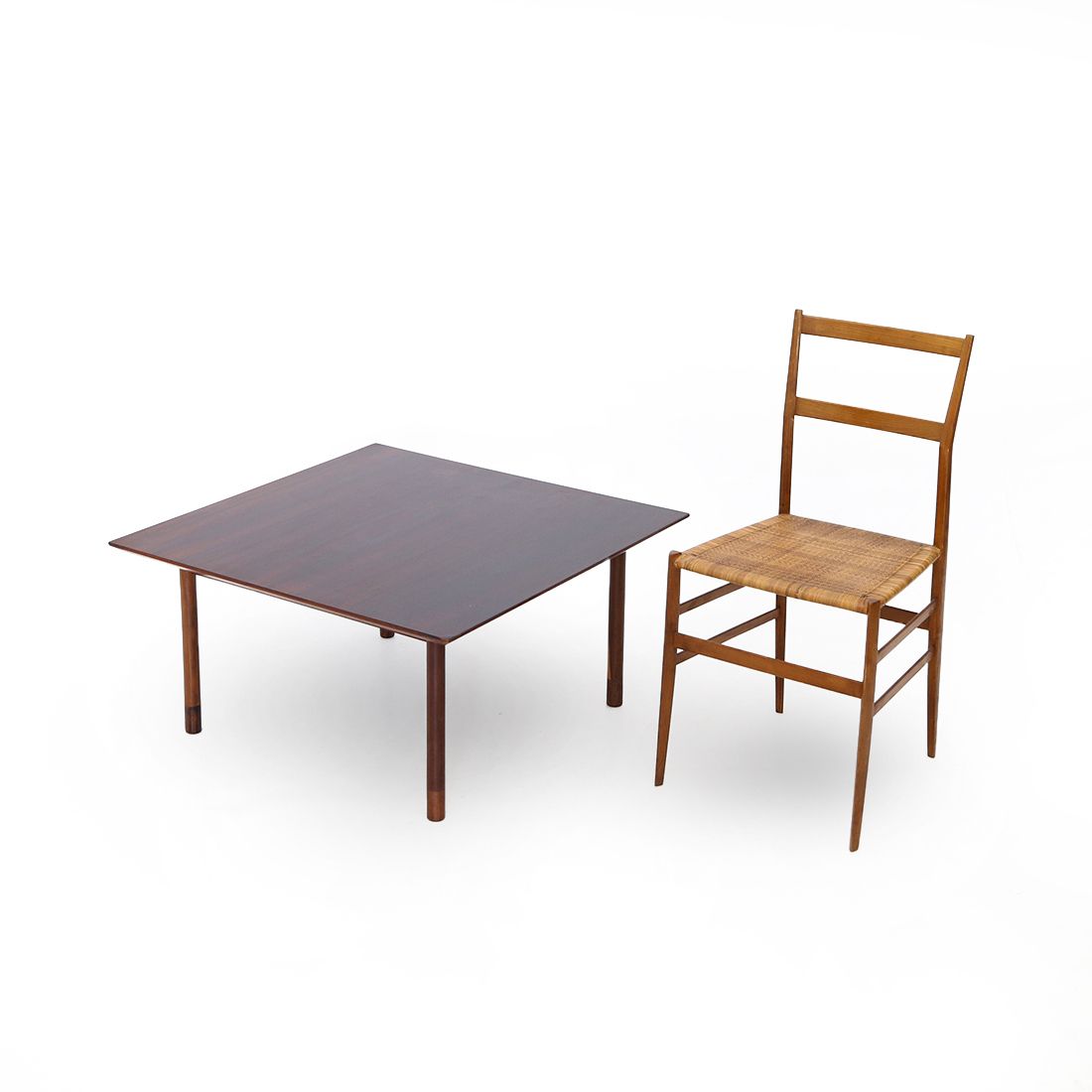 Square Wooden Coffee Table, 1960s photo Furniture