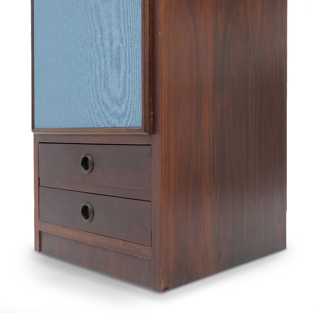 Wooden Wardrobe With Drawers, 1960s photo vintage